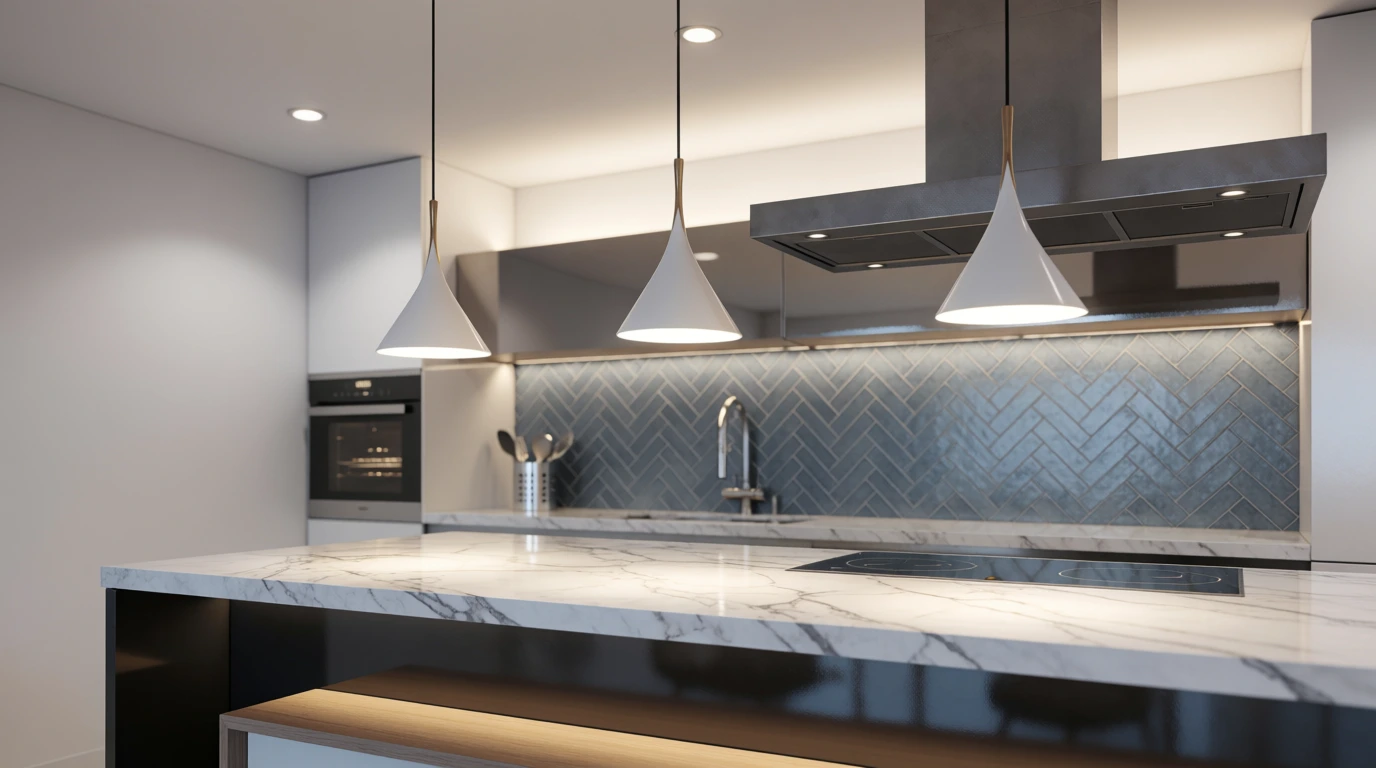 lights over island kitchen