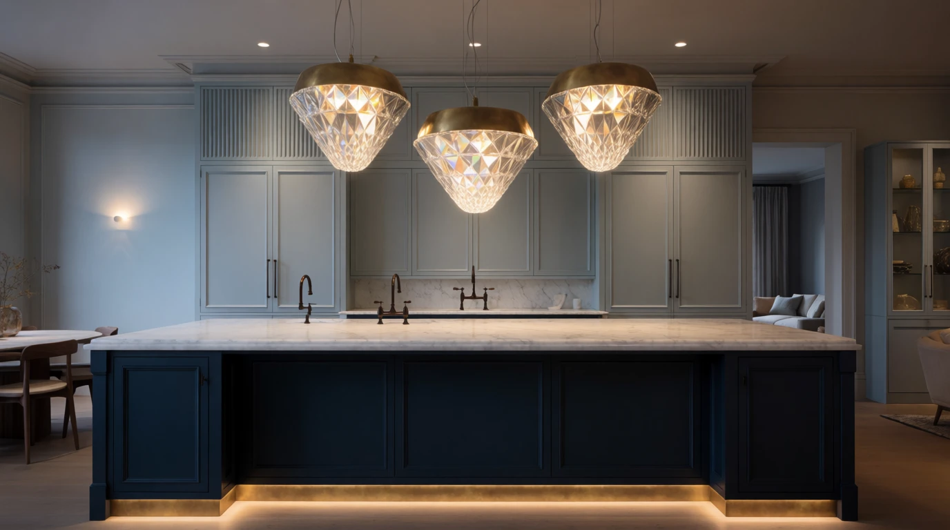 lights over island kitchen