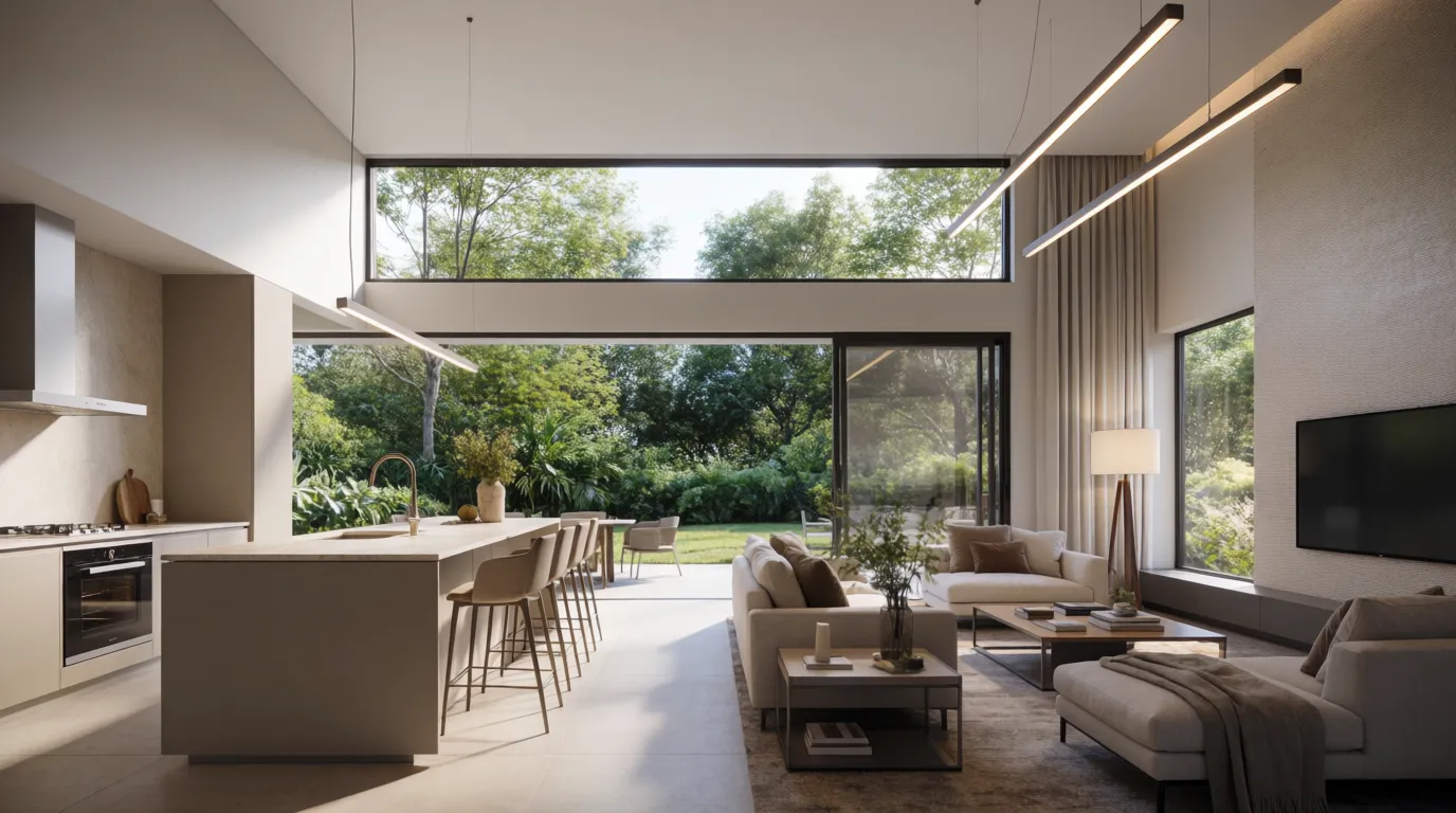 lights over island kitchen