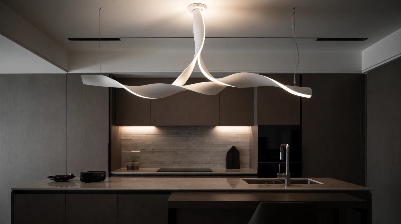 lights over island kitchen