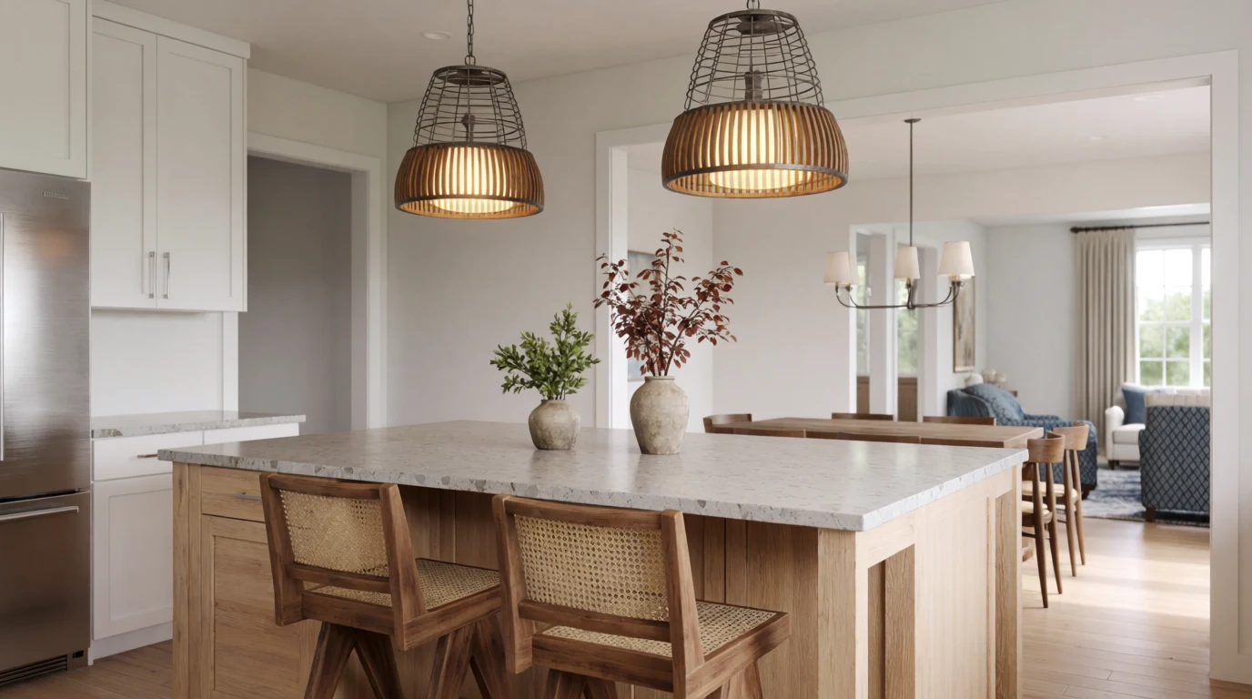 lights over island kitchen