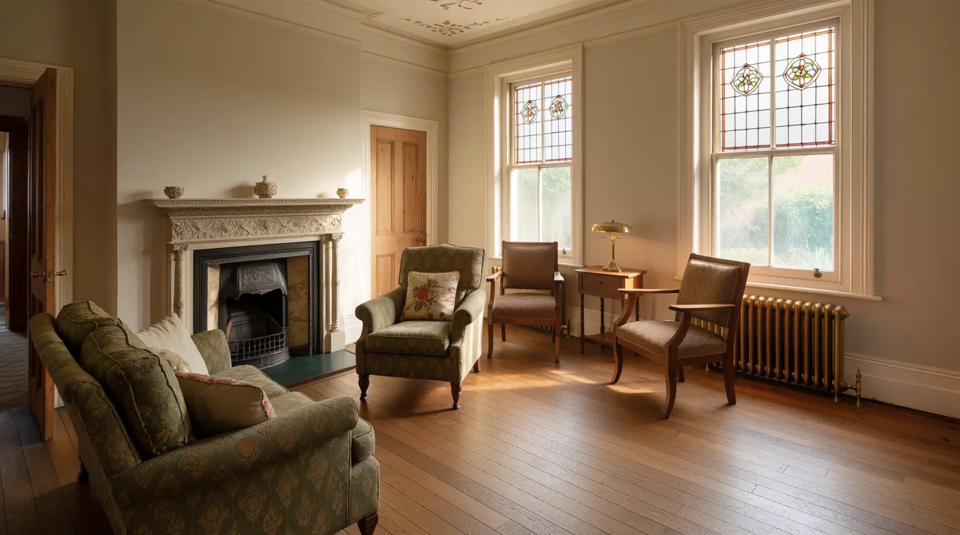 original edwardian house interior