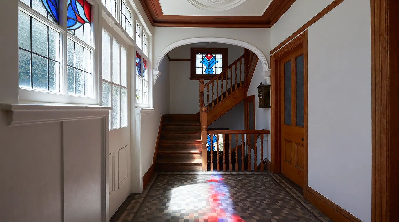 original edwardian house interior