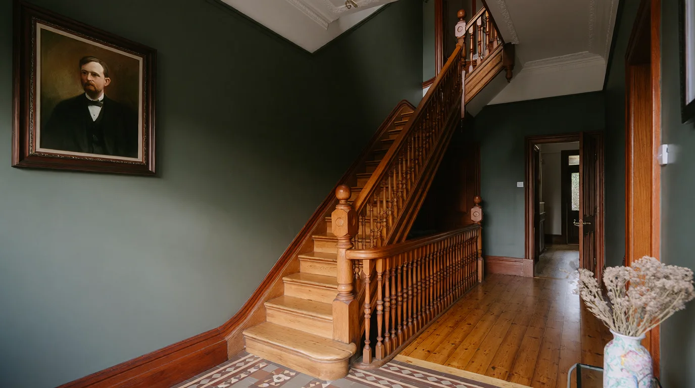 original edwardian house interior