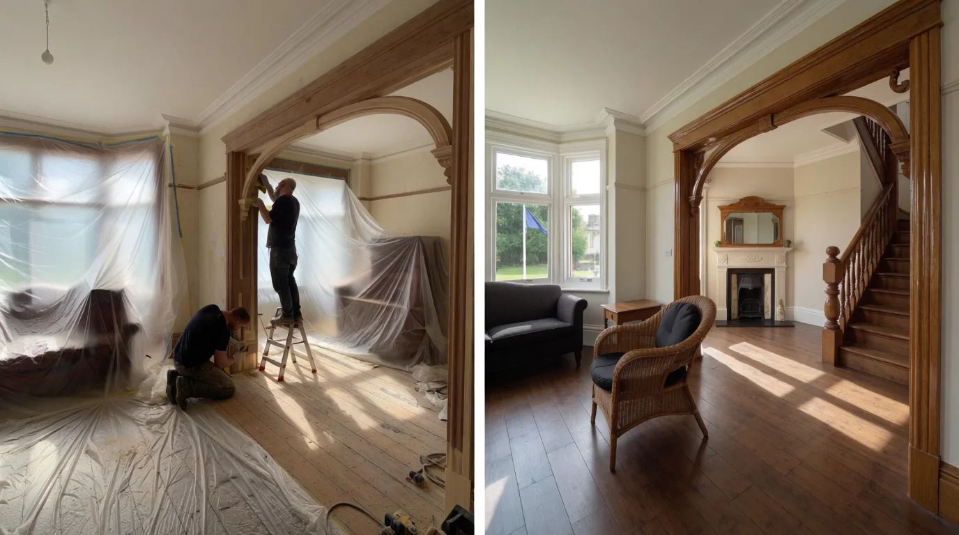 original edwardian house interior