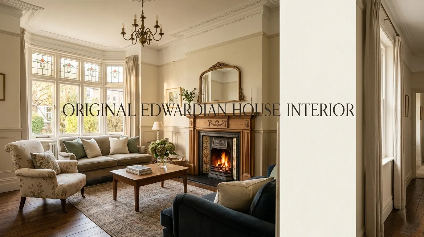 original edwardian house interior