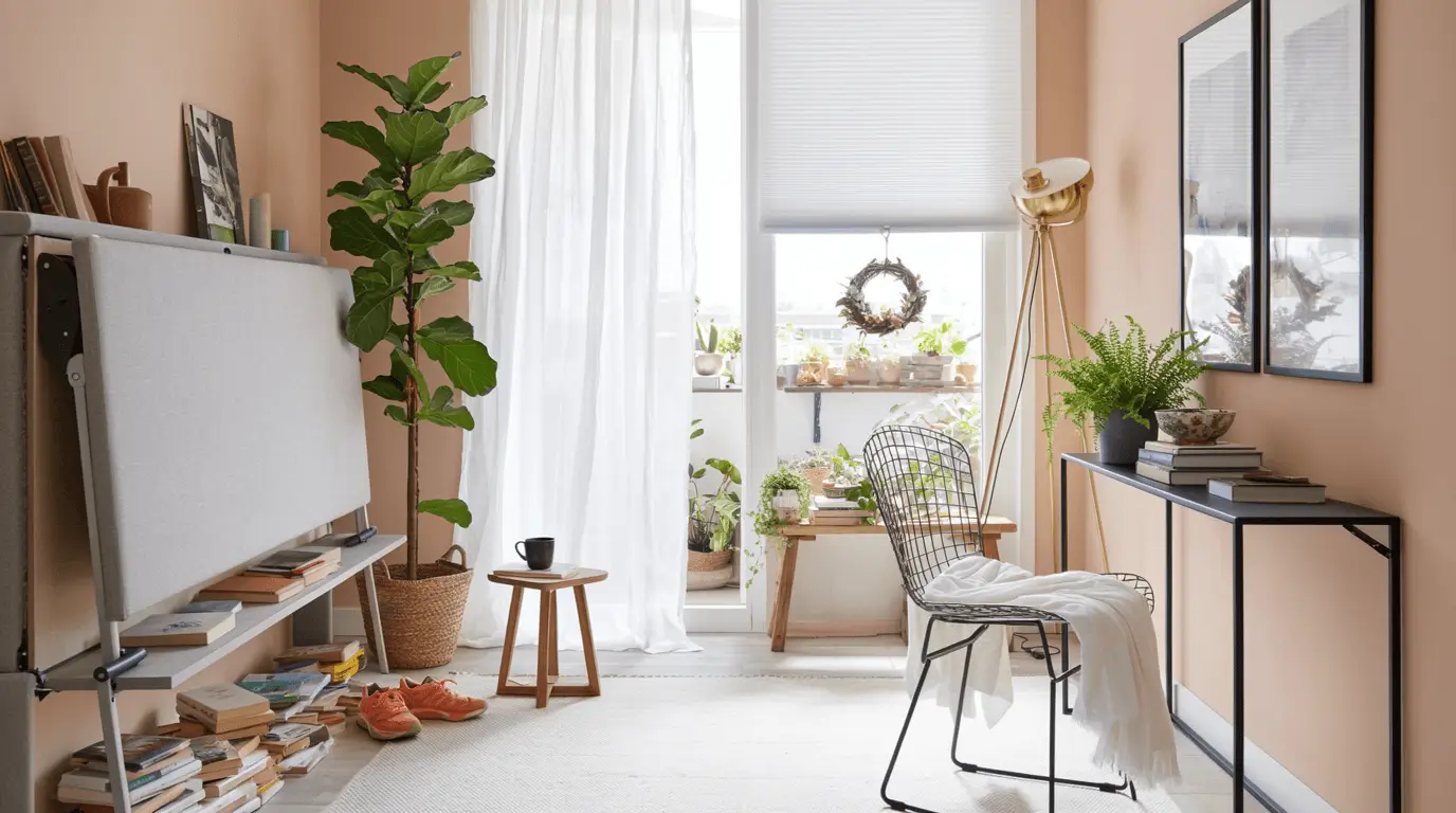 peach interior design