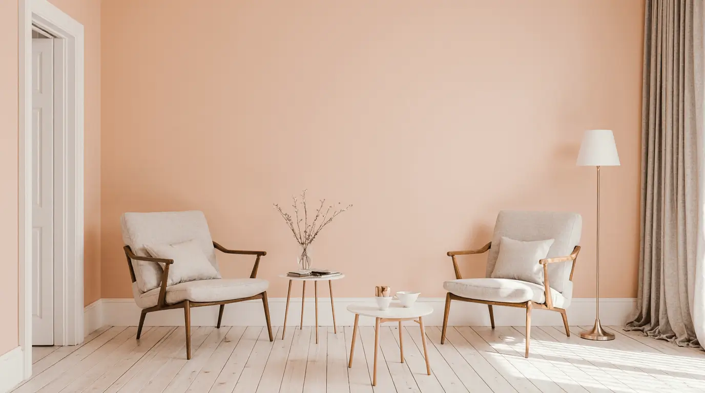 peach interior design
