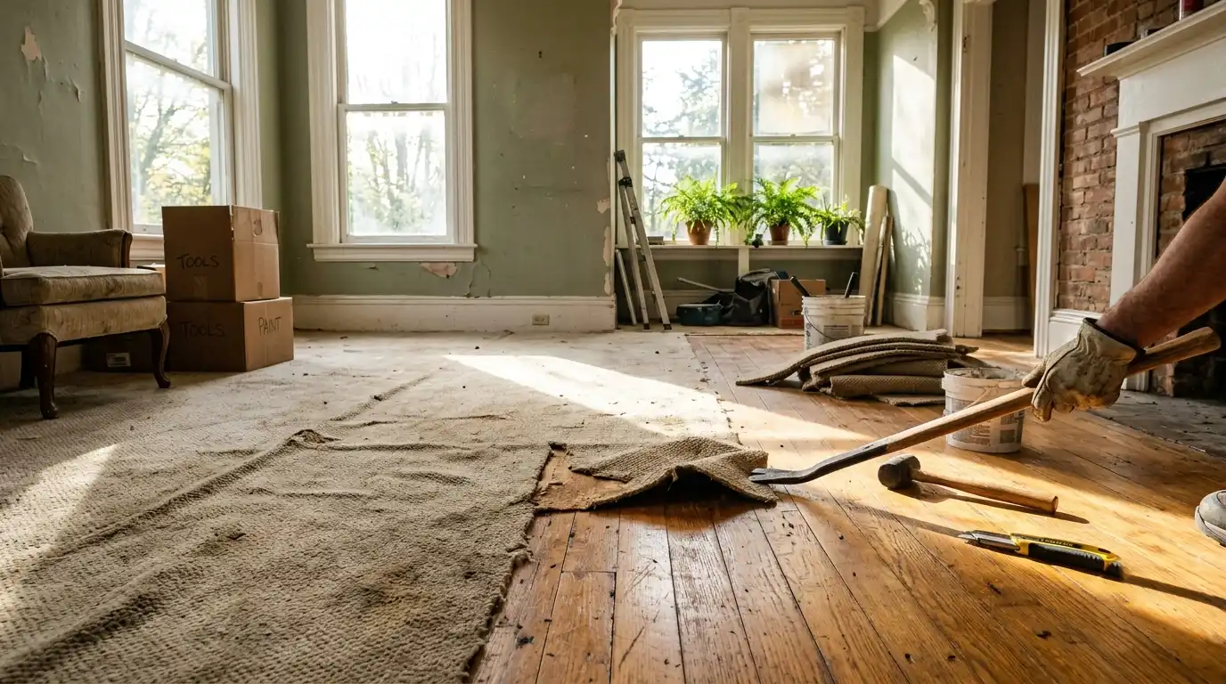 restored floorboards
