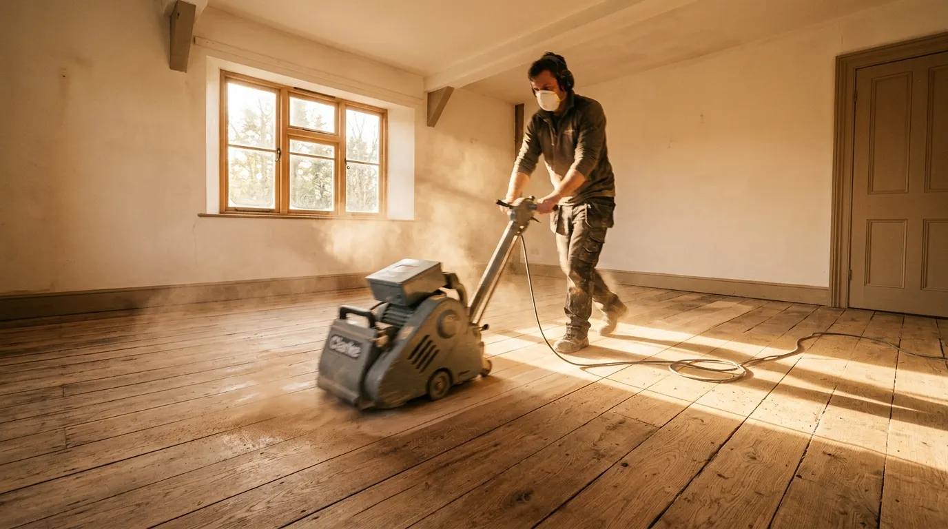 restored floorboards