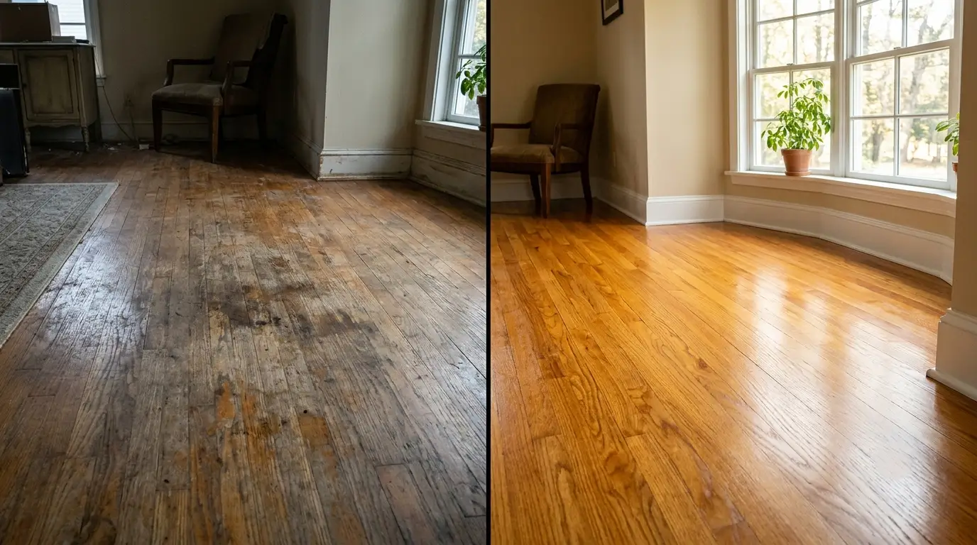 restored floorboards