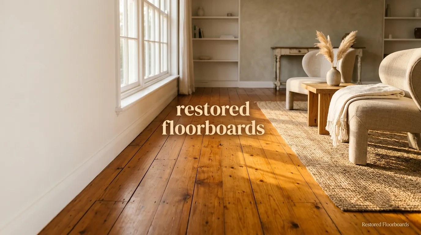 restored floorboards