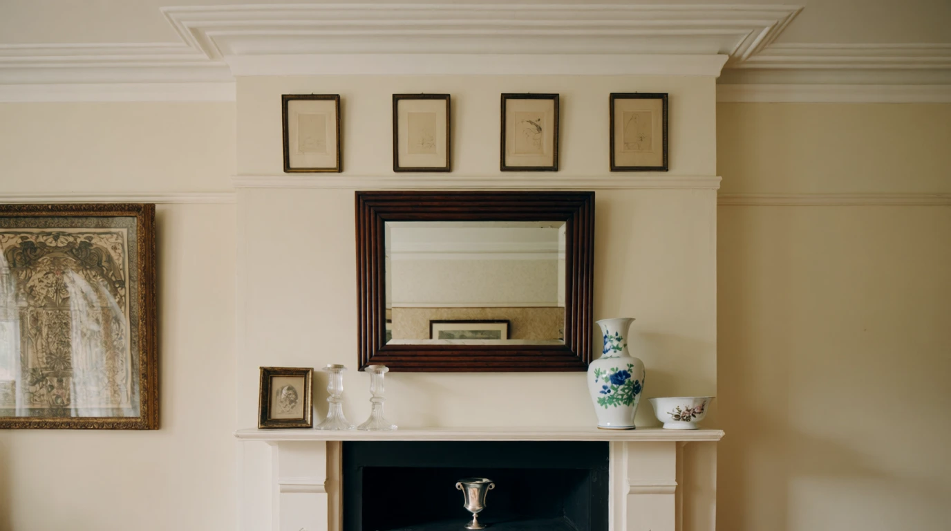 traditional edwardian living room