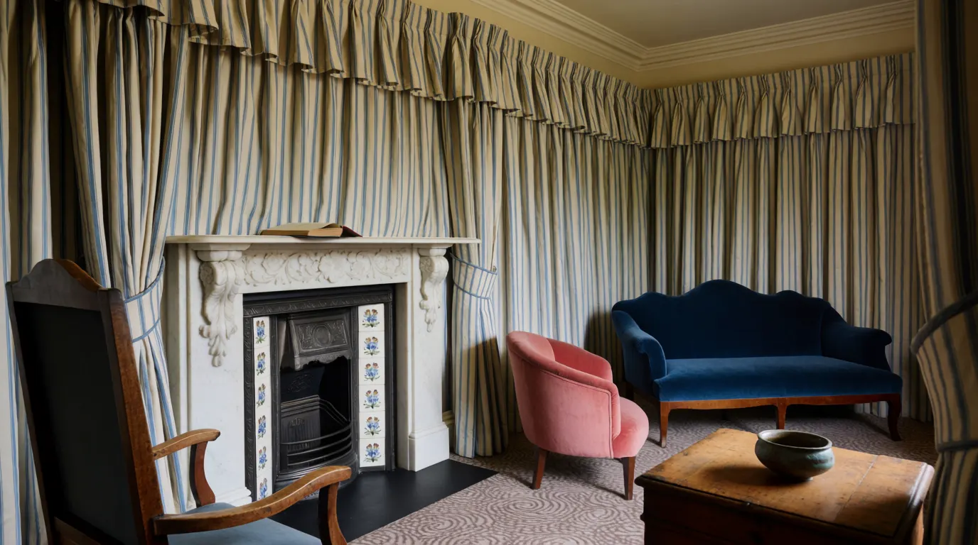 traditional edwardian living room