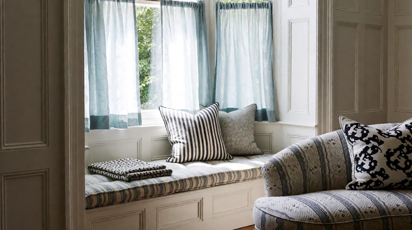traditional edwardian living room