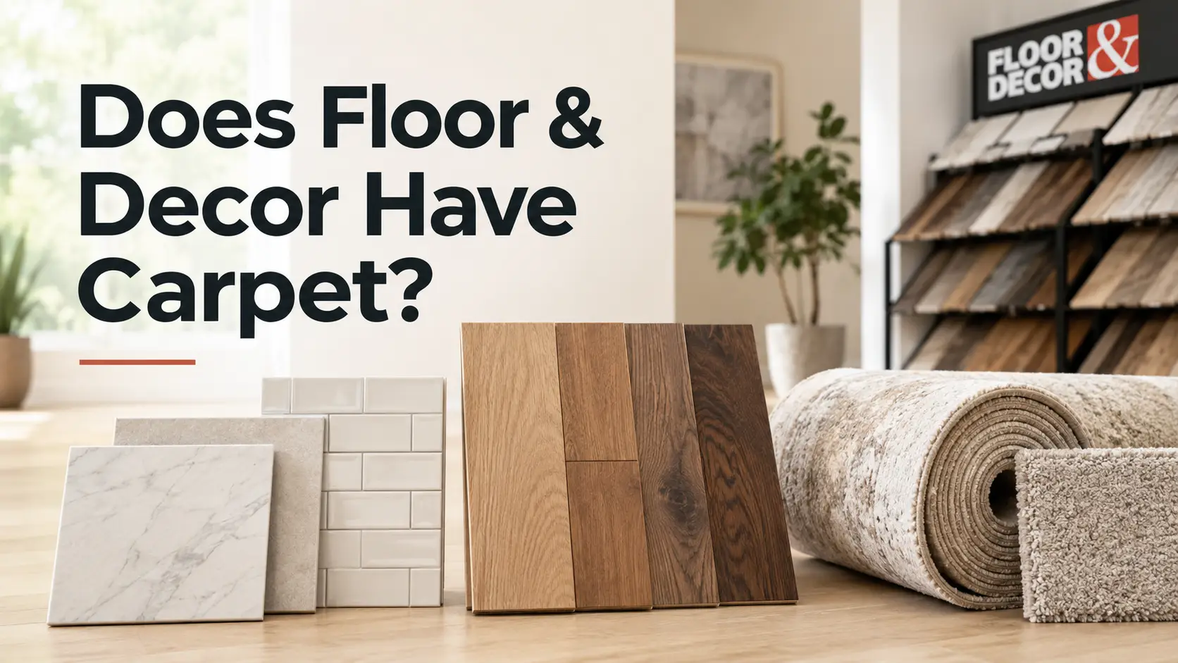 does floor and decor have carpet