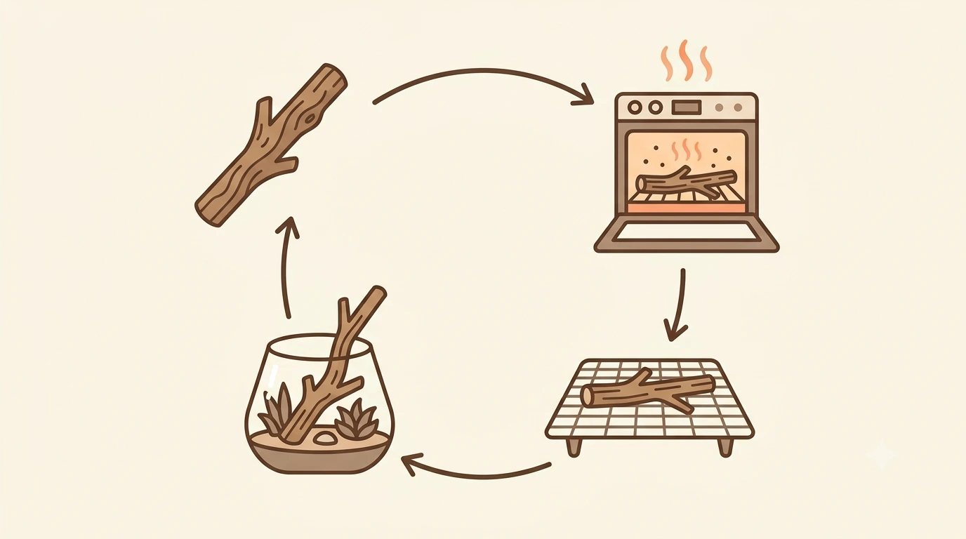 how to clean reptile decor