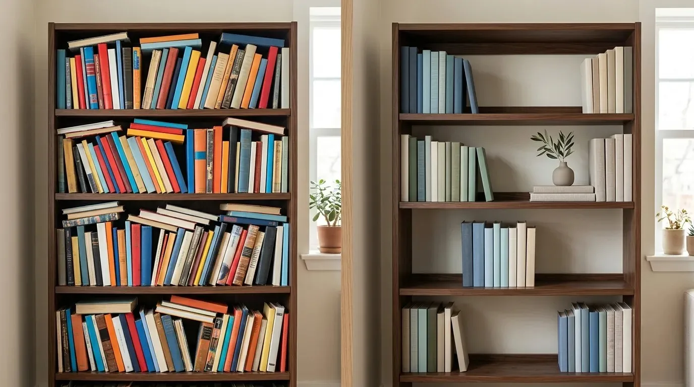 how to use books as decor